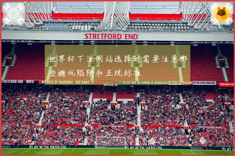 世界杯下注网站选择时需要注意哪些避坑陷阱和正规标准