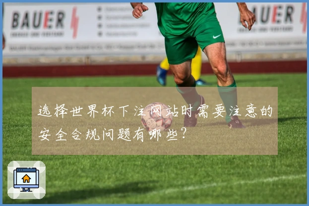 选择世界杯下注网站时需要注意的安全合规问题有哪些？