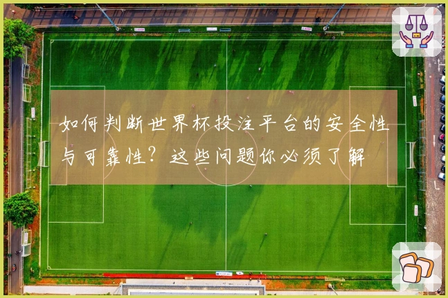 如何判断世界杯投注平台的安全性与可靠性？这些问题你必须了解