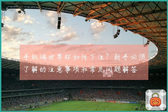 手机端世界杯如何下注？新手必须了解的注意事项和常见问题解答